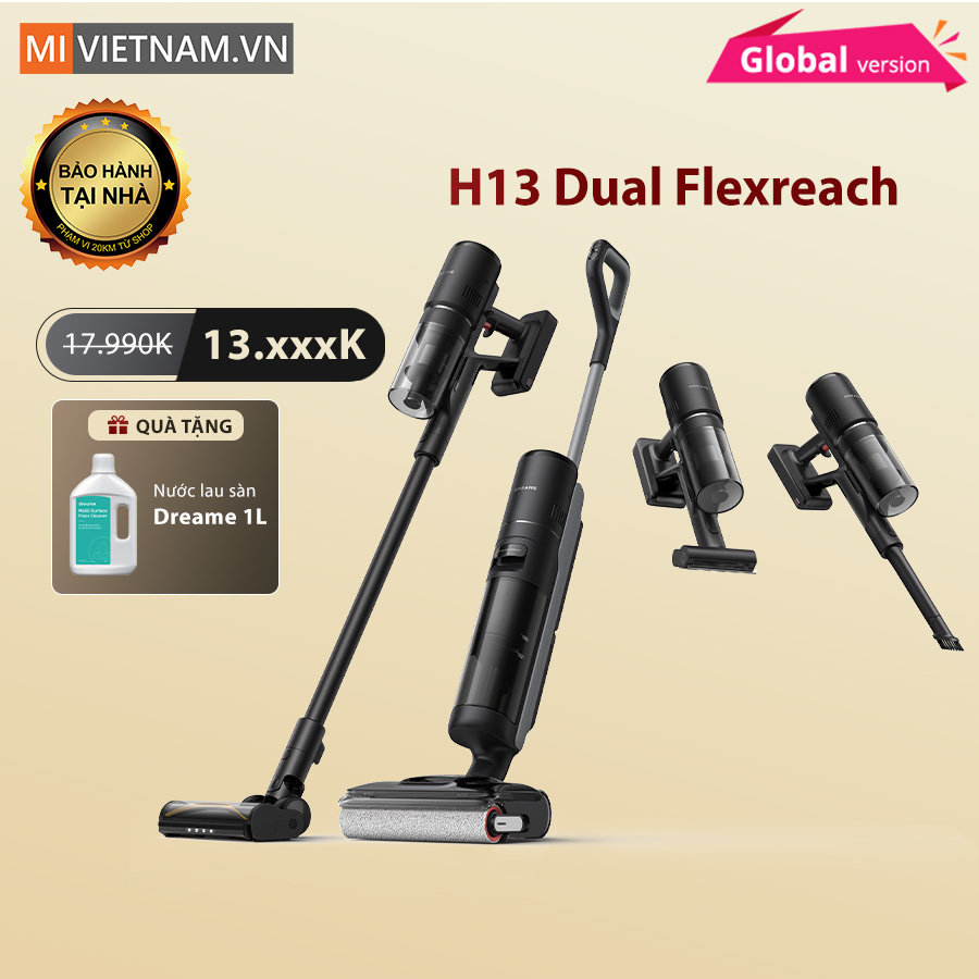 Máy hút bụi lau nhà khô và ướt Dreame H13 Dual FlexReach - Bản Quốc Tế 1 Dreame H13 Dual FlexReach