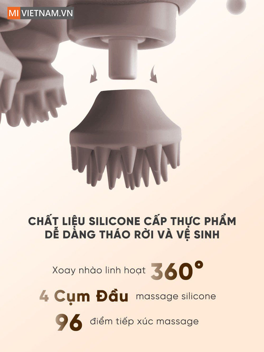 Máy massage đầu Breo Scalp Mini- Hàng Chính Hãng 6 Breo Scalp Mini