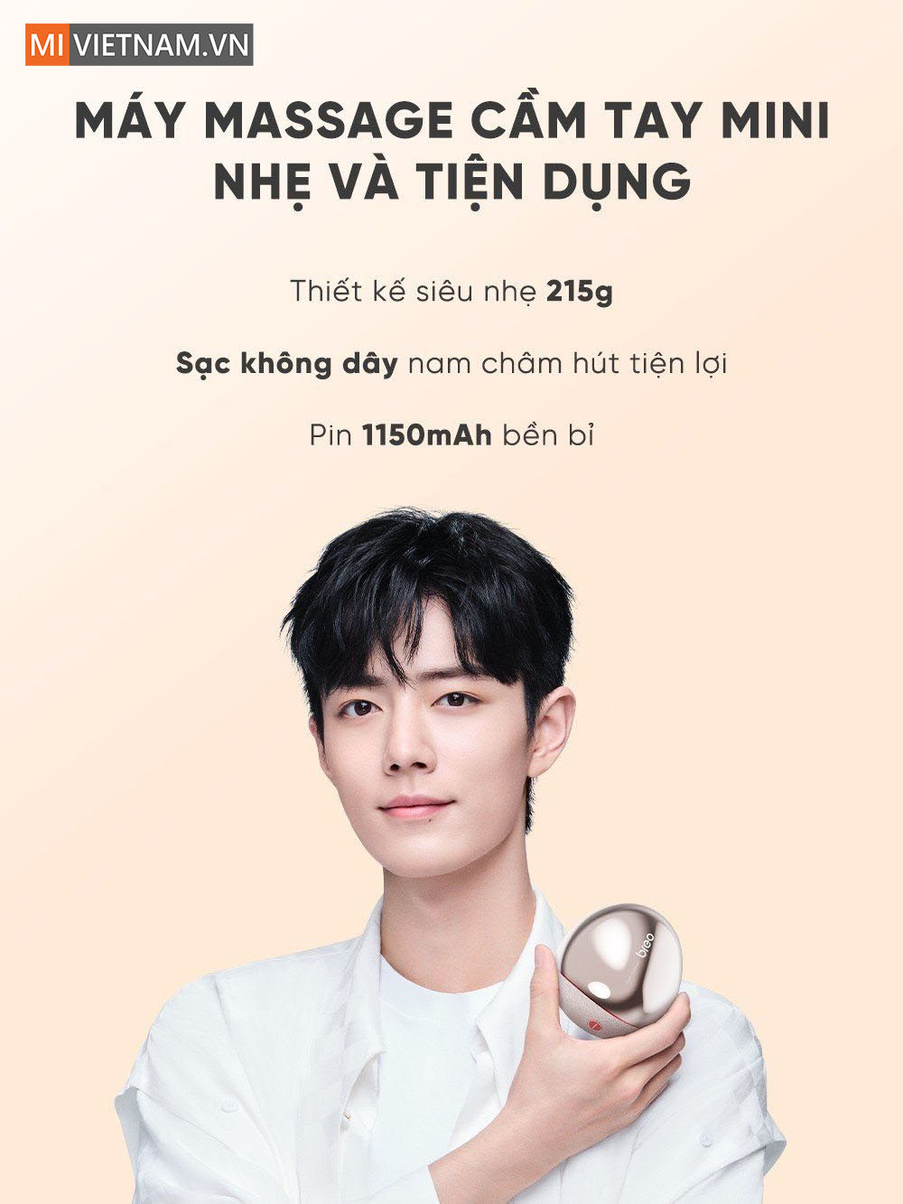 Máy massage đầu Breo Scalp Mini- Hàng Chính Hãng 7 Breo Scalp Mini