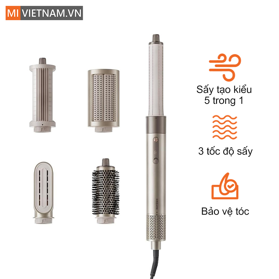 Máy sấy và tạo kiểu tóc Dreame AirStyle - Hàng Chính Hãng 1 máy sấy tạo kiểu Dreame AirStyle