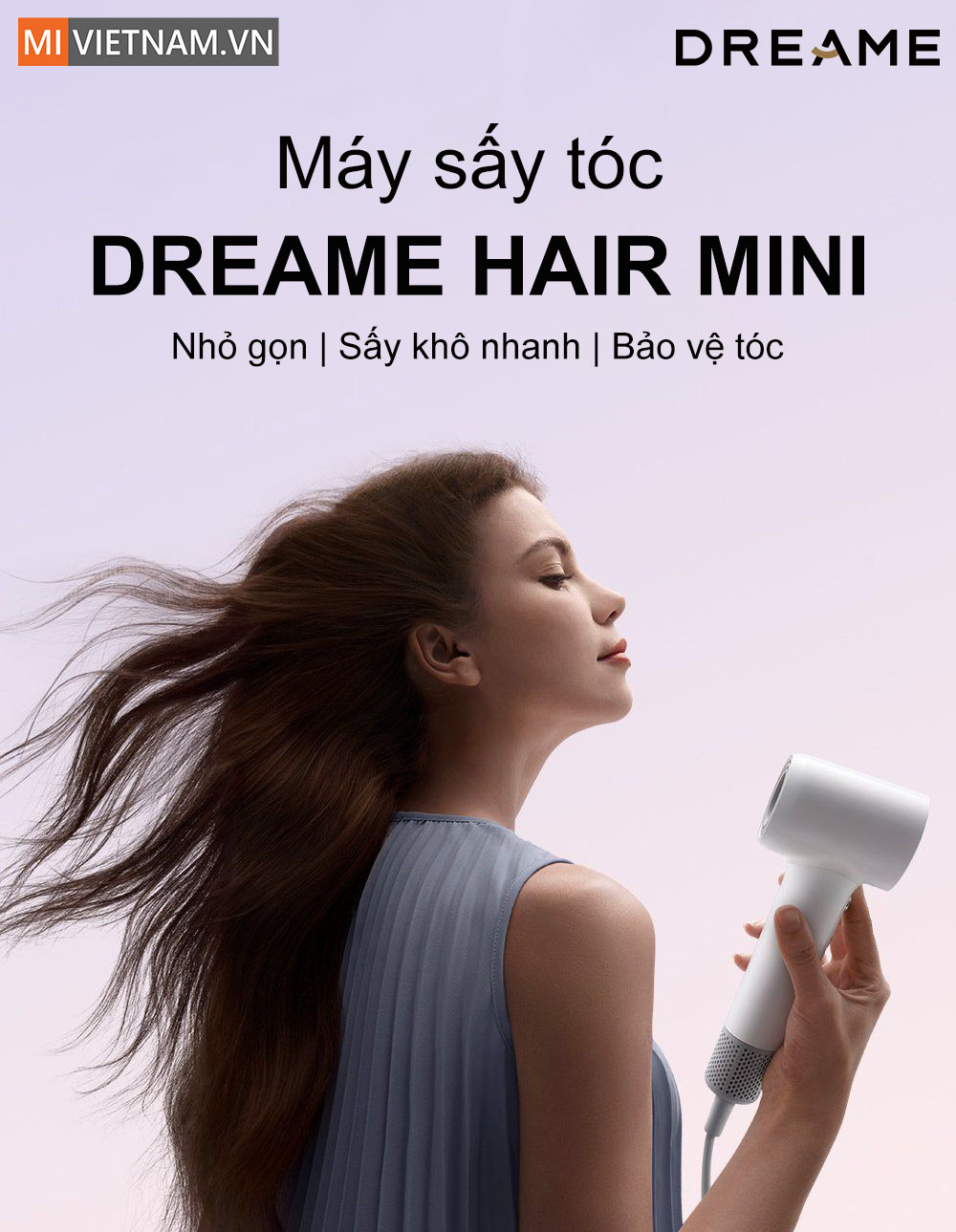 Máy sấy tóc Dreame Hair Mini – Hàng Chính Hãng 2 Máy sấy tóc Dreame Hair Mini