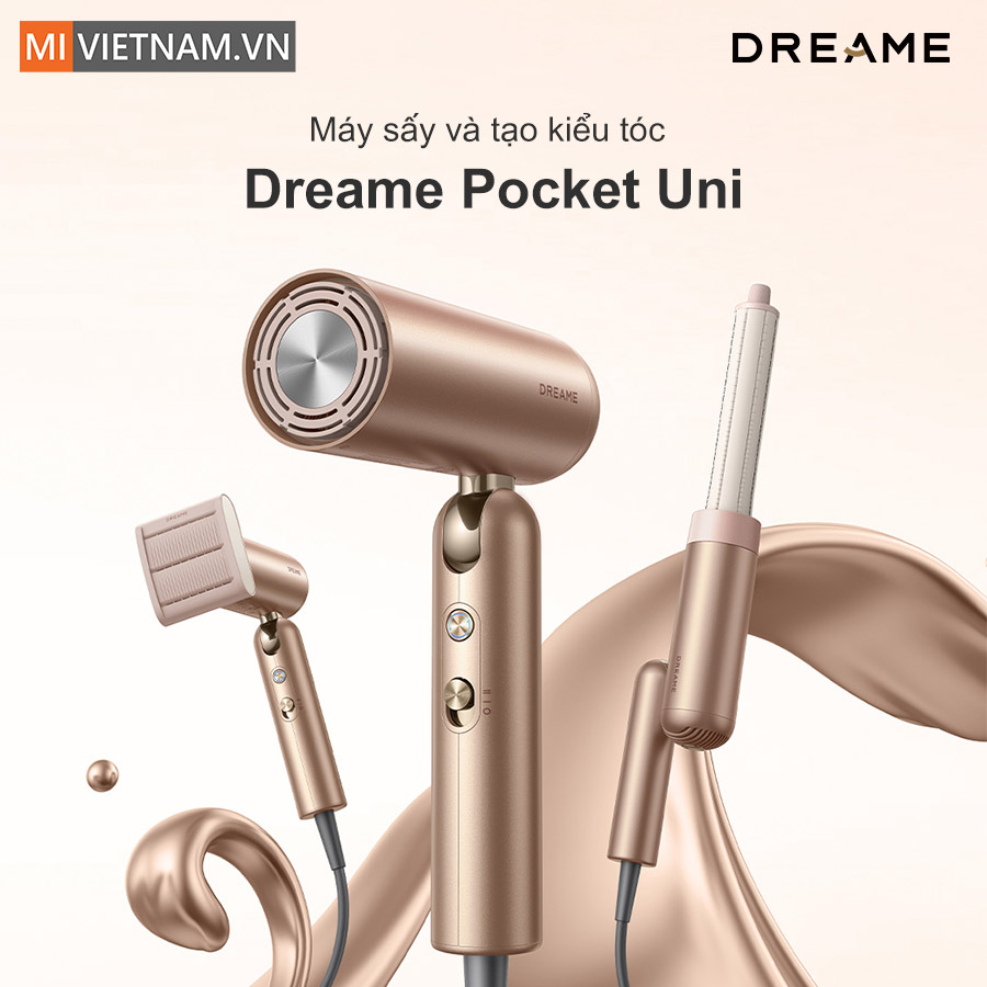 Máy sấy và tạo kiểu tóc Dreame Pocket Uni - Hàng Chính Hãng 2 Dreame Pocket Uni