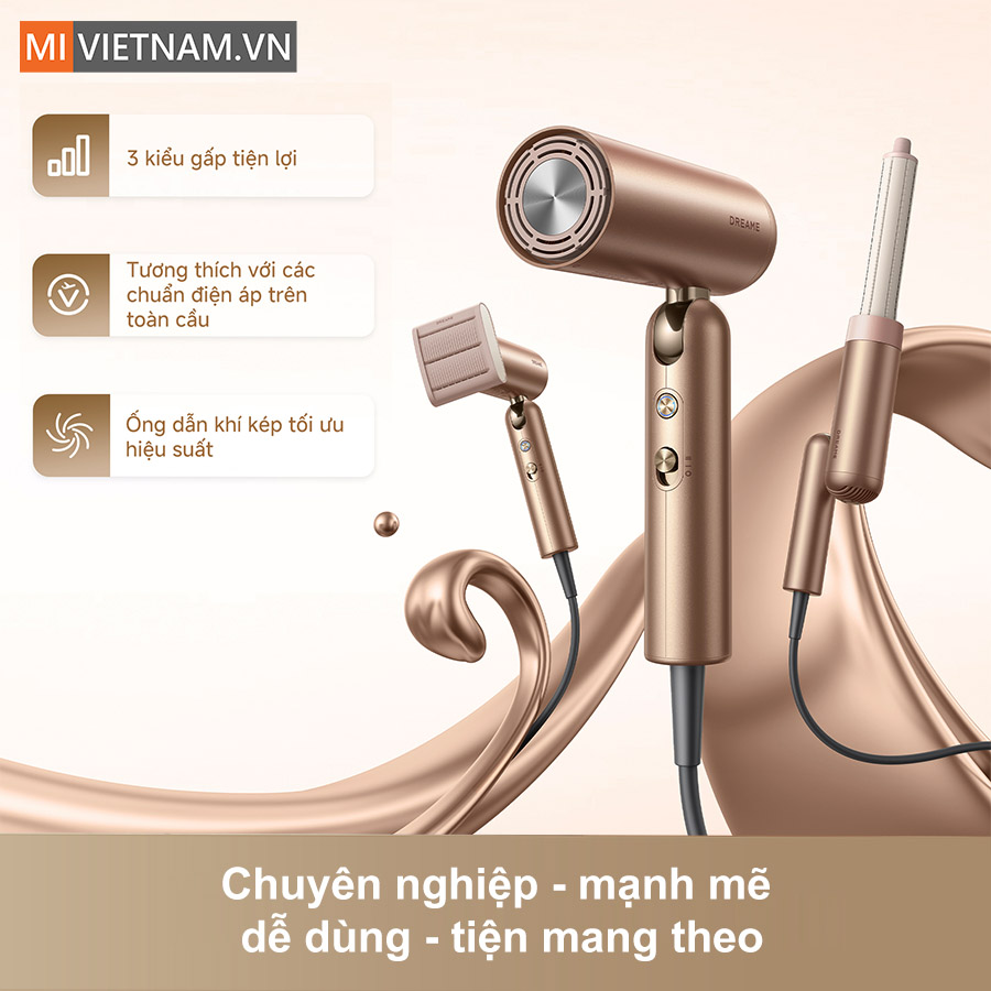 Máy sấy và tạo kiểu tóc Dreame Pocket Uni - Hàng Chính Hãng 3 Dreame Pocket Uni