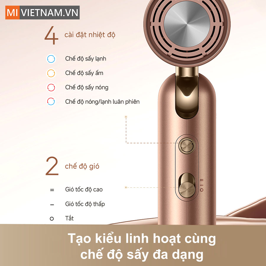 Máy sấy và tạo kiểu tóc Dreame Pocket Uni - Hàng Chính Hãng 11 Dreame Pocket Uni