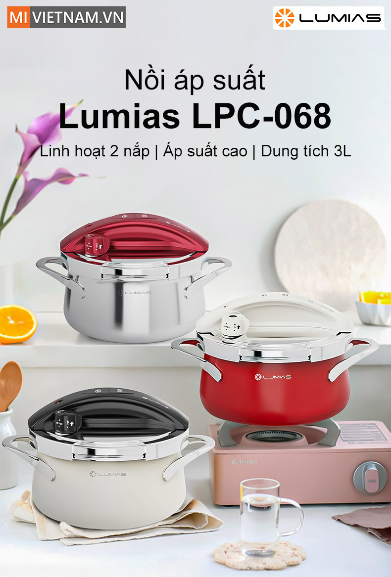 nồi áp suất Lumias LPC-068