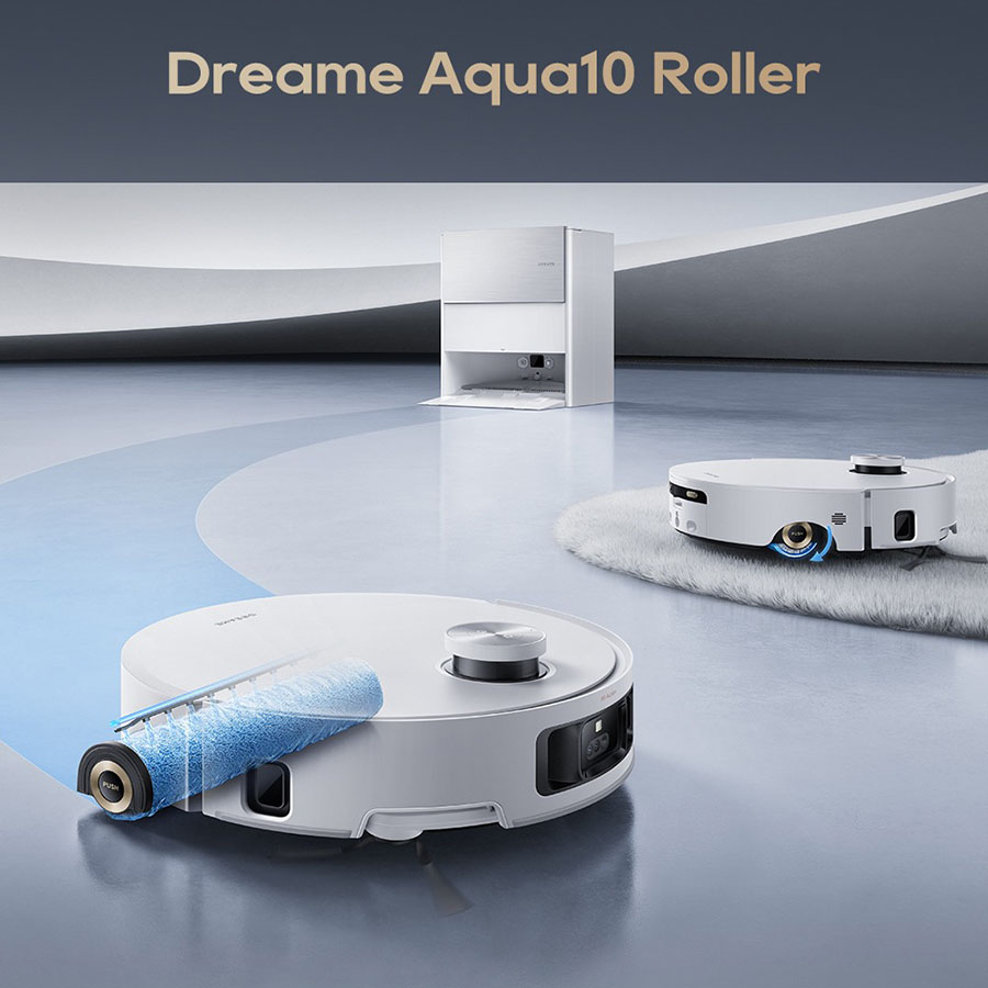 Tổng hợp Deal Dreame Black Friday 2025: Robot hút bụi & Máy lau sàn 3 Robot lau sàn Dreame Aqua10 Ultra Roller với công nghệ con lăn giặt nước nóng