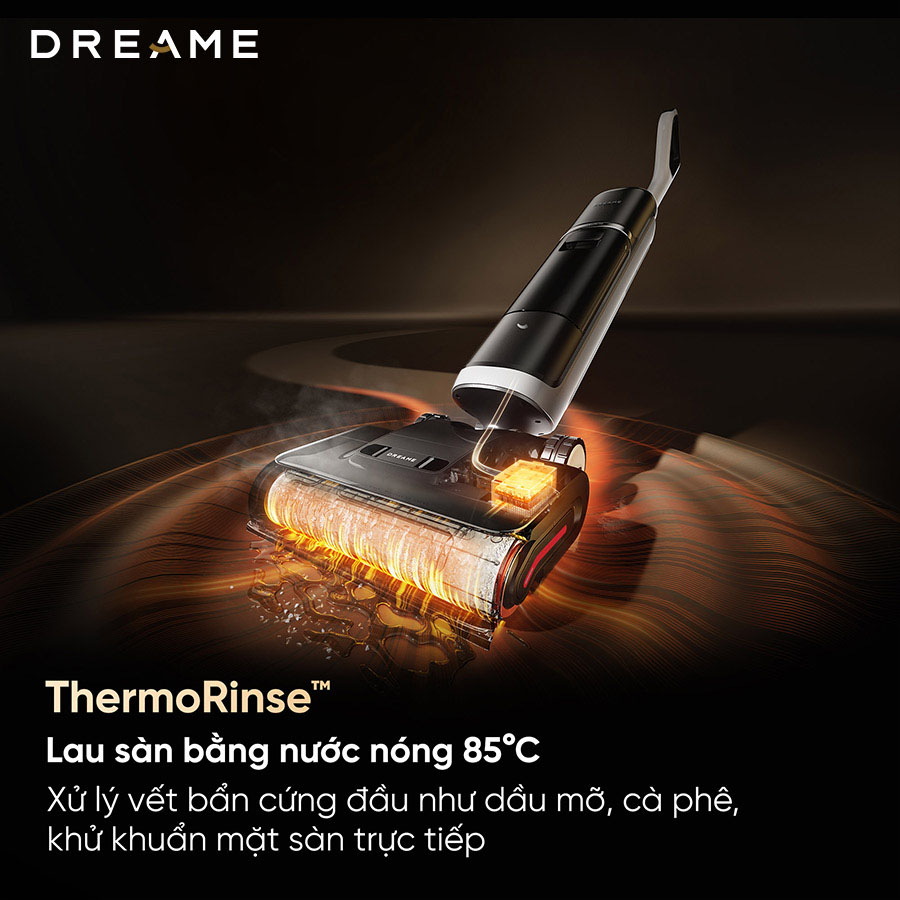 Tổng hợp Deal Dreame Black Friday 2025: Robot hút bụi & Máy lau sàn 4 Máy hút bụi lau sàn khô ướt Dreame H15 Pro Heat xử lý vết bẩn hiệu quả với nước nóng 85 độ