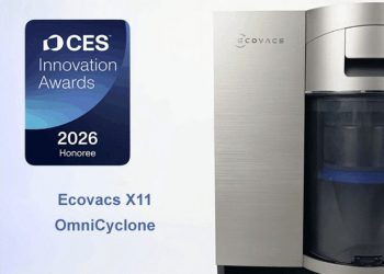 Ecovacs Deebot X11 OmniCyclone chinh phục giải thưởng sáng tạo tại CES 2026