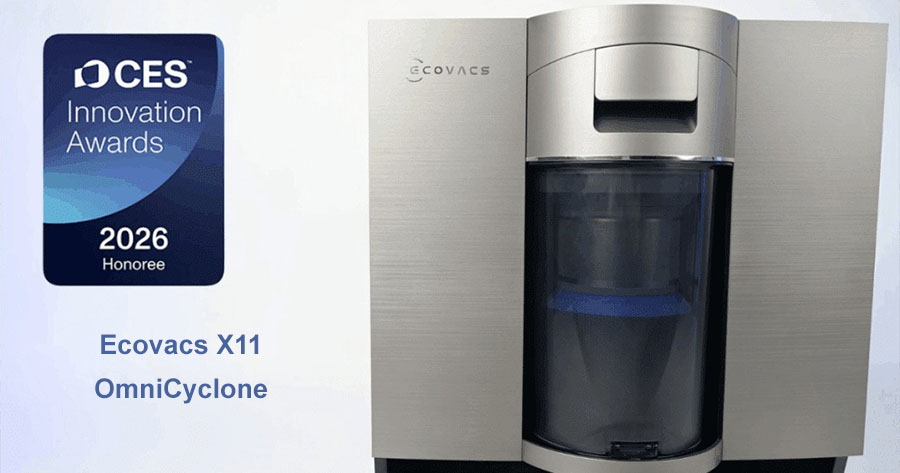 Ecovacs Deebot X11 OmniCyclone chinh phục giải thưởng sáng tạo tại CES 2026
