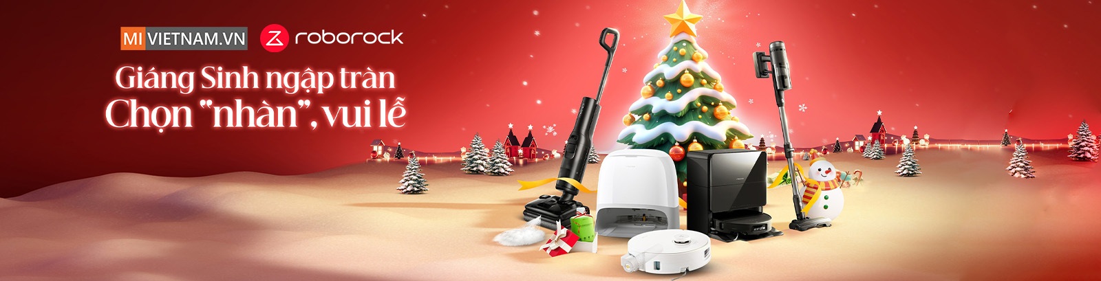 Banner robot hút bụi