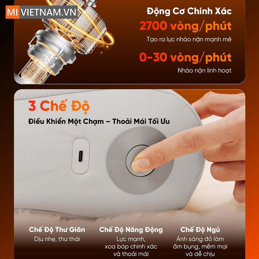 Gối massage cổ vai gáy và lưng Breo P2 - Hàng Chính Hãng 5 massage cổ vai gáy và lưng Breo P2