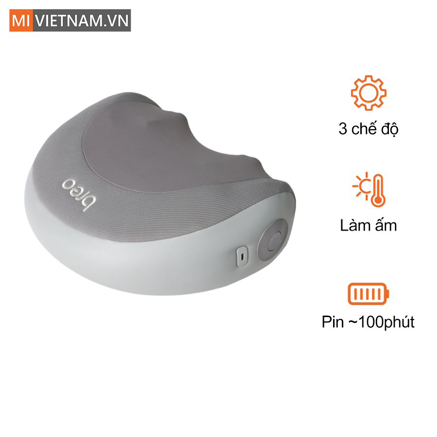Gối massage cổ vai gáy và lưng Breo P2 - Hàng Chính Hãng 1 gối massage cổ vai gáy và lưng Breo P2