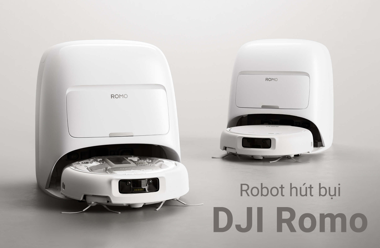 Đánh giá DJI Romo: Robot hút bụi đến từ thương hiệu DJI