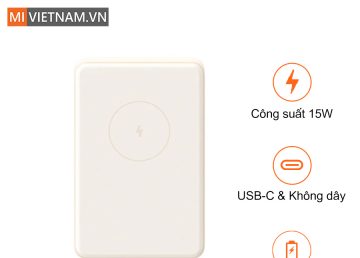 Pin sạc dự phòng Xiaomi Magnetic Power Bank 6000mAh – Chính Hãng