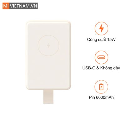 Xiaomi Magnetic Power Bank 6000mAh