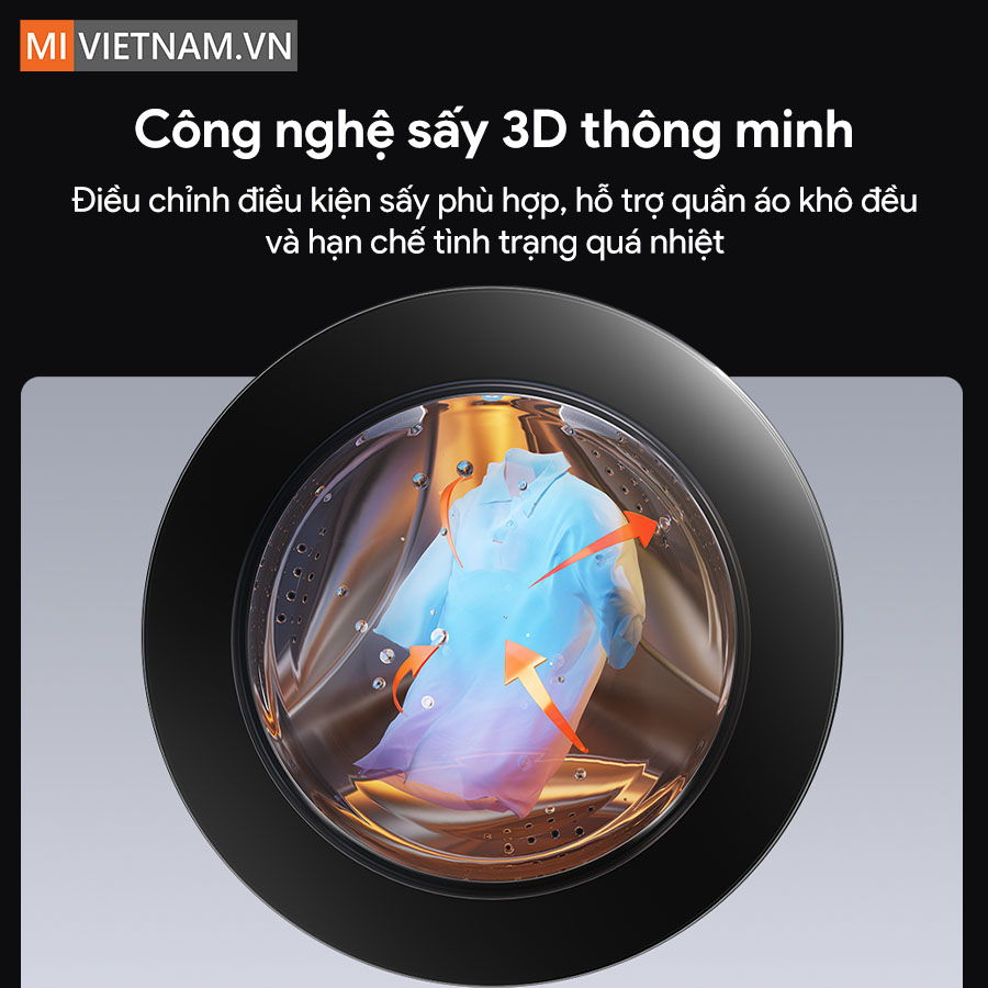 Máy giặt Xiaomi Mijia Front Load Washer Dryer Pro 12.5kg - Bản Quốc Tế 9 Mijia Front Load Washer Dryer Pro 12.5kg