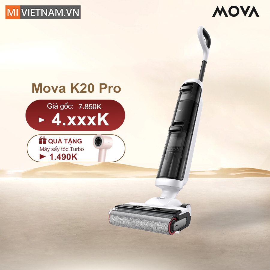 Máy hút bụi lau nhà cầm tay Mova K20 Pro - Hàng Chính Hãng 1 Mova K20 Pro