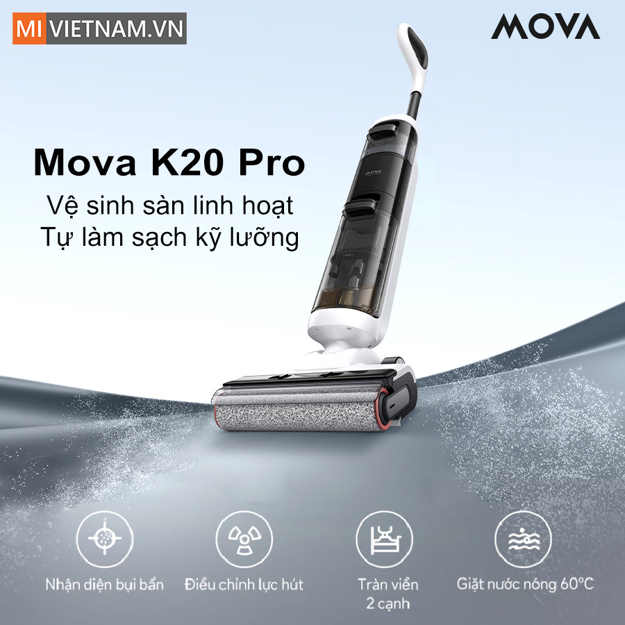 Máy hút bụi lau nhà cầm tay Mova K20 Pro - Hàng Chính Hãng 4 Mova K20 Pro