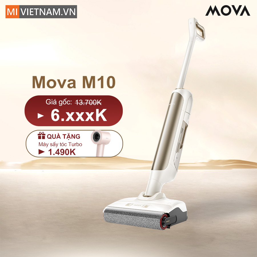 Máy hút bụi lau nhà cầm tay Mova M10 - Hàng Chính Hãng 1 Mova M10