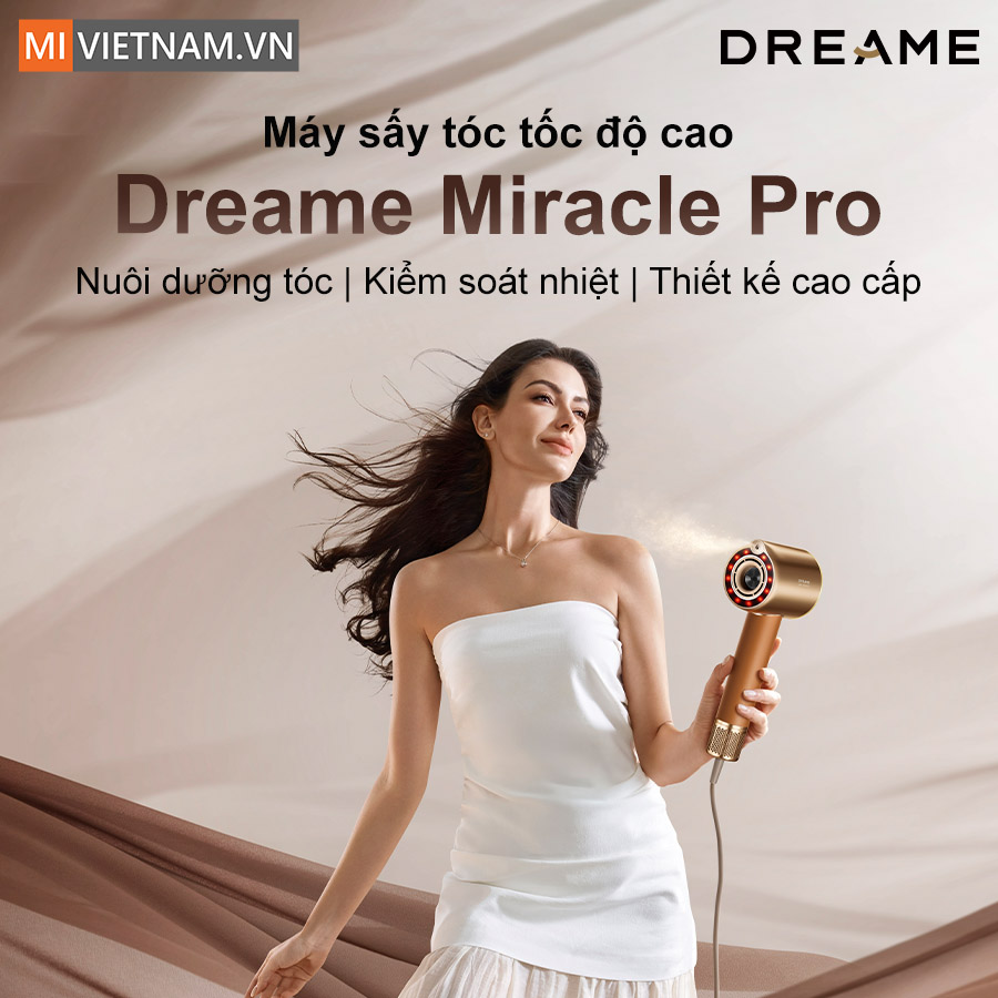 Máy sấy tóc tốc độ cao Dreame Miracle Pro - Hàng Chính Hãng 2 mivietnam-may-say-toc-Dreame-Miracle-Pro
