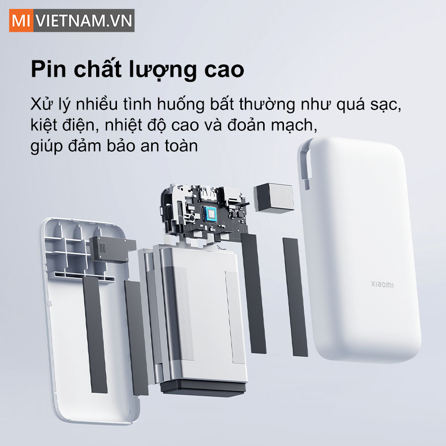 Pin sạc dự phòng Xiaomi Power Bank 20000mAh 22.5W (kèm cáp) - Chính hãng 8 Xiaomi Power Bank 20000mAh