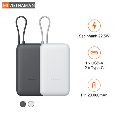 sạc dự phòng Xiaomi Power Bank 20000mAh