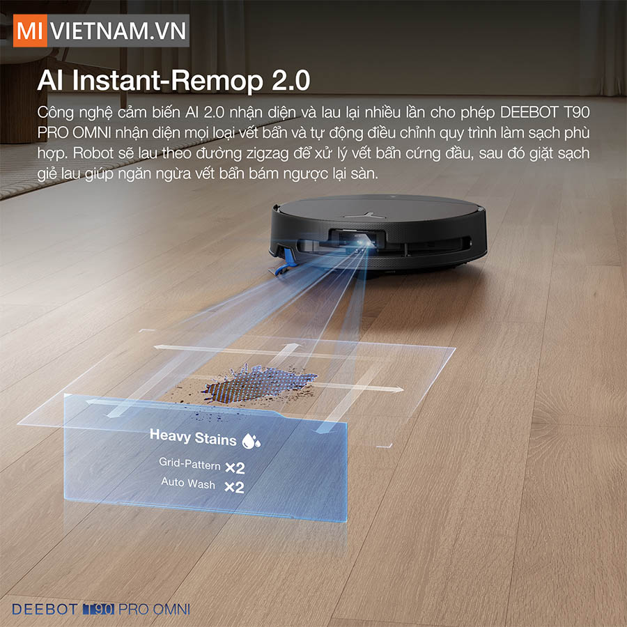 Robot hút bụi lau nhà Ecovacs Deebot T90 Pro Omni - Bản Quốc Tế 24 T90 Pro Omni