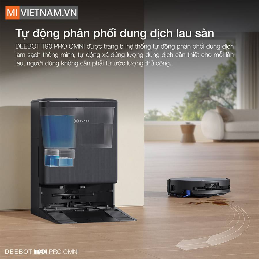 Robot hút bụi lau nhà Ecovacs Deebot T90 Pro Omni - Bản Quốc Tế 17 Ecovacs Deebot T90 Pro Omni