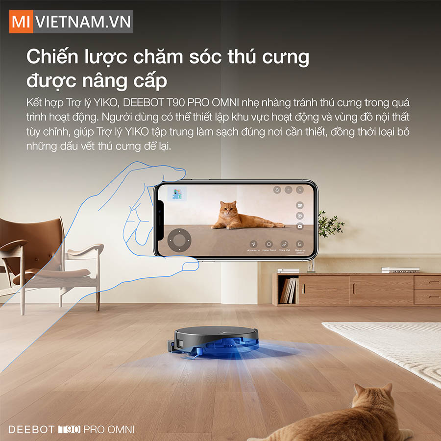 Robot hút bụi lau nhà Ecovacs Deebot T90 Pro Omni - Bản Quốc Tế 26 T90 Pro Omni