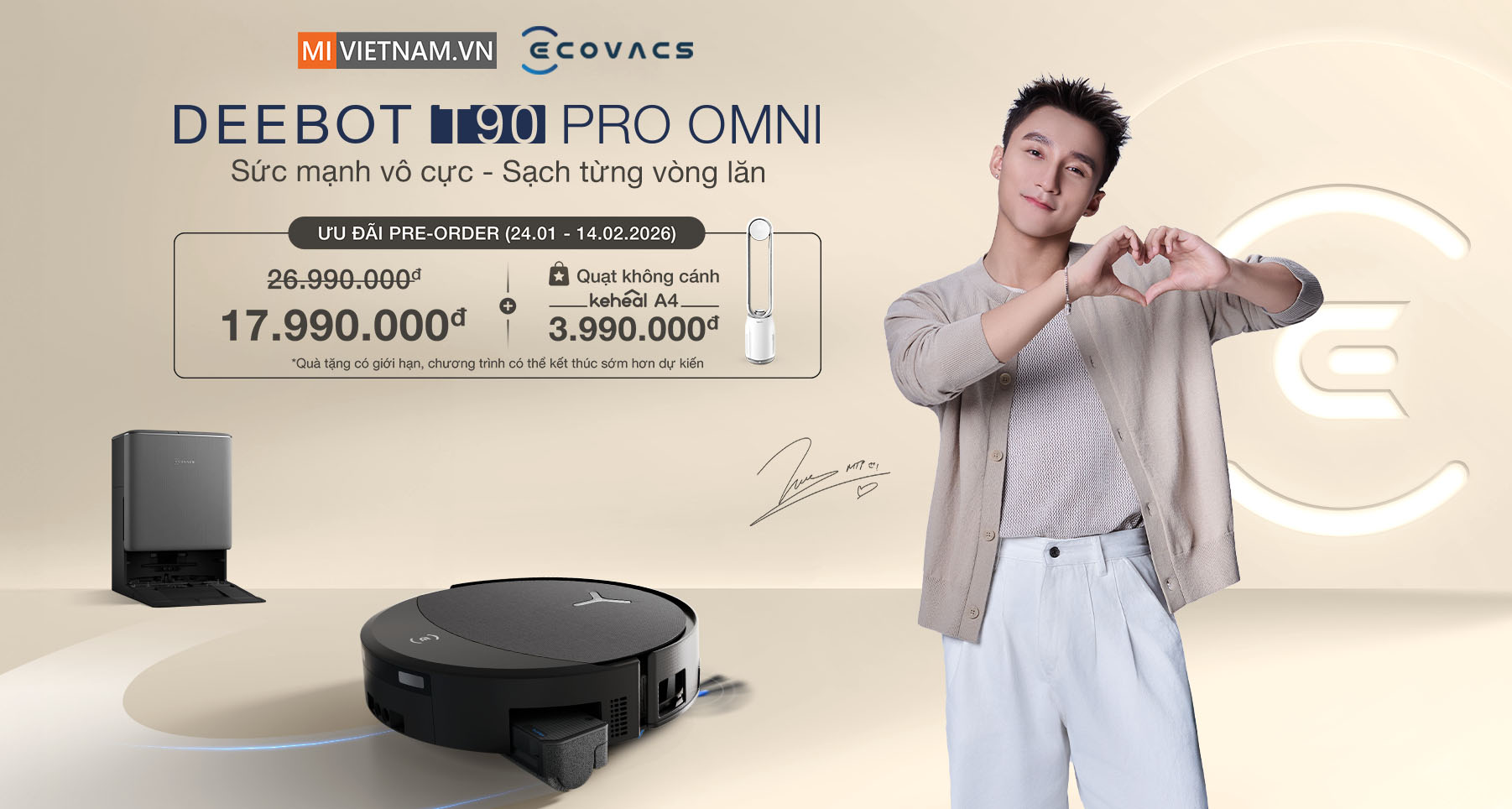 Ecovacs Deebot T90 Pro Omni