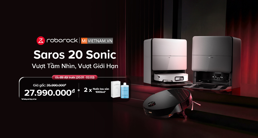 Roborock Saros 20 Sonic