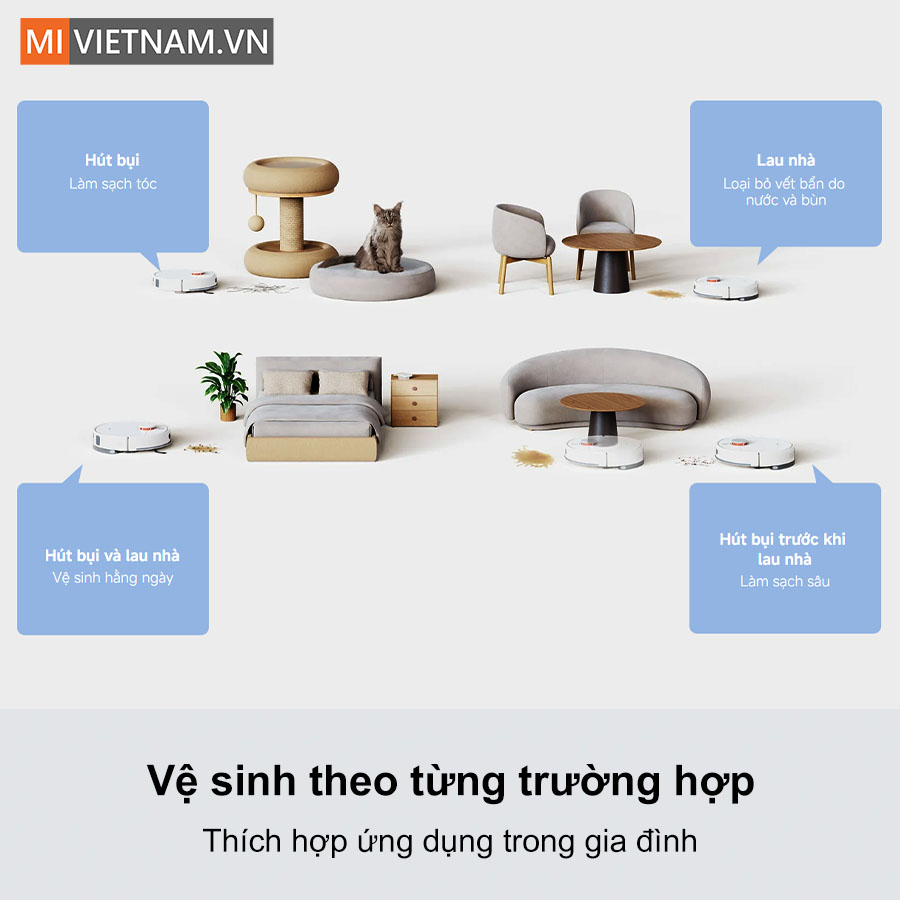 Robot hút bụi lau nhà Xiaomi Vacuum H40 - Bản Quốc Tế 7 Xiaomi Vacuum H40