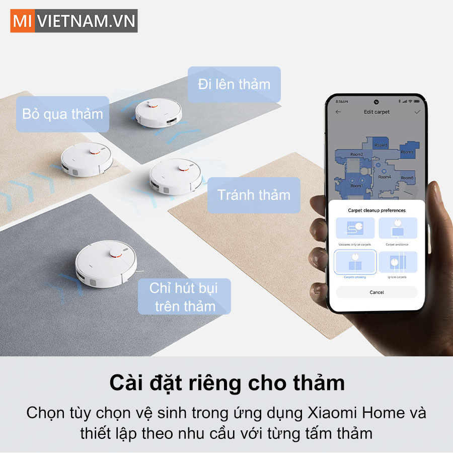 Robot hút bụi lau nhà Xiaomi Vacuum H40 - Bản Quốc Tế 11 Xiaomi Vacuum H40