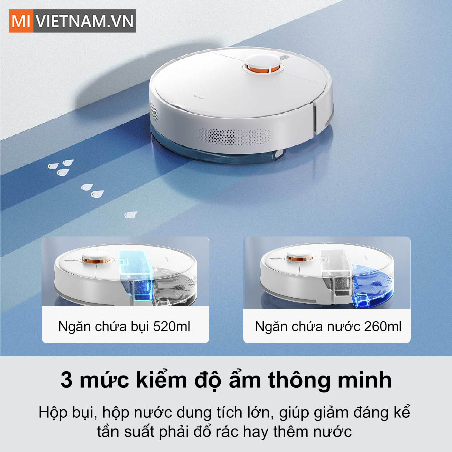 Robot hút bụi lau nhà Xiaomi Vacuum S40C - Bản Quốc Tế 4 Xiaomi Vacuum S40C