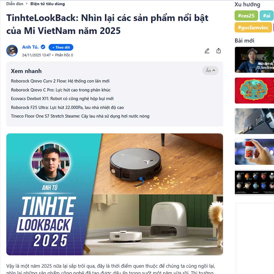 Báo Chí Nói Về Chúng Tôi 15 Tinh Tế nói về Mi Việt Nam