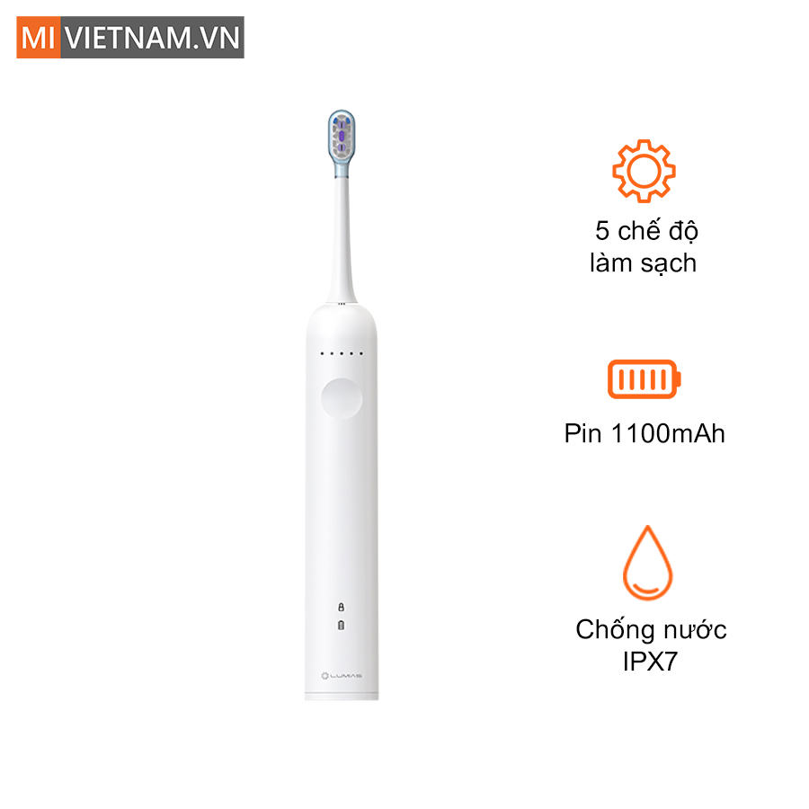 Bàn chải điện Lumias SET-1100W - Pin 110mAh - Chính Hãng 1 bàn chải điện Lumias SET-1100W