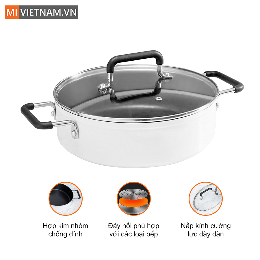 Nồi hợp kim nhôm Lumias LMP-002CM - Chính Hãng 1 Lumias LMP-002CM
