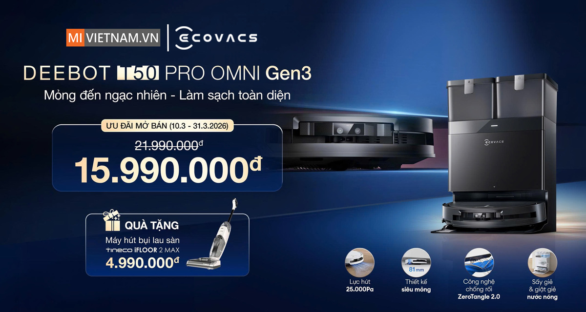Ecovacs T50 Pro Gen 3
