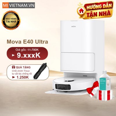 Robot hút bụi lau nhà Mova E40 Ultra - Hàng Chính Hãng 5 Mova E40 Ultra