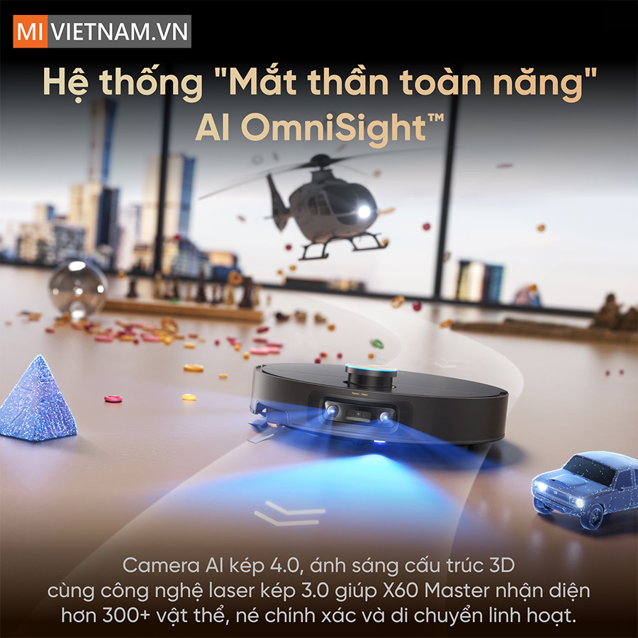 Robot hút bụi lau nhà Dreame X60 Master - Bản Quốc Tế 6 Robot hút bụi dreame X60 master