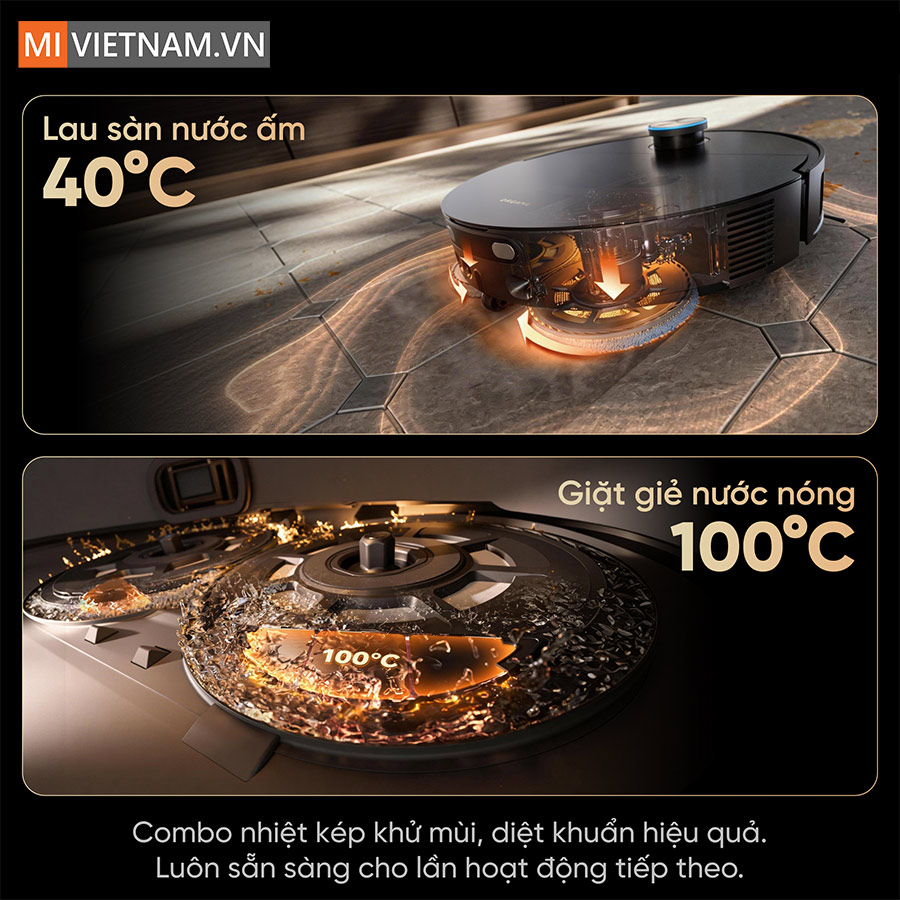 Robot hút bụi lau nhà Dreame X60 Master - Bản Quốc Tế 12 Robot hút bụi dreame X60 master