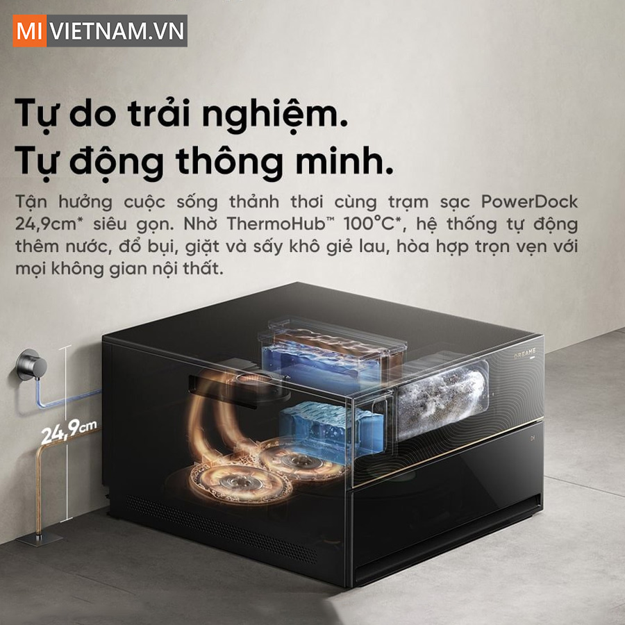 Robot hút bụi lau nhà Dreame X60 Master - Bản Quốc Tế 13 Robot hút bụi dreame X60 master