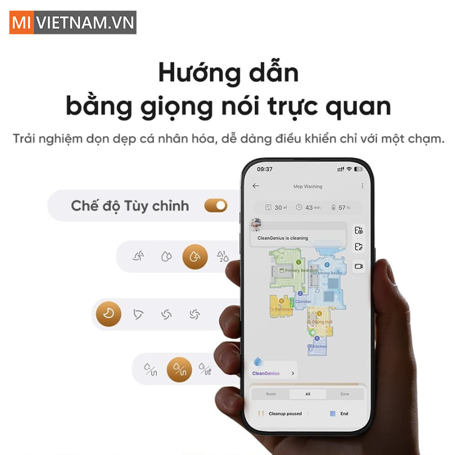 Robot hút bụi lau nhà Dreame X60 Master - Bản Quốc Tế 15 Robot hút bụi dreame X60 master