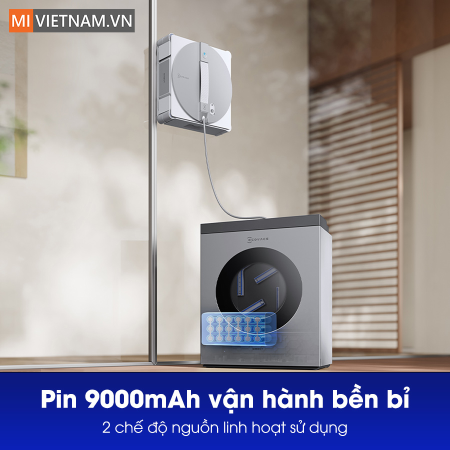 Robot lau kính Ecovacs Winbot W3 Omni - Hàng Chính Hãng 9 robot lau kính ecovacs w3
