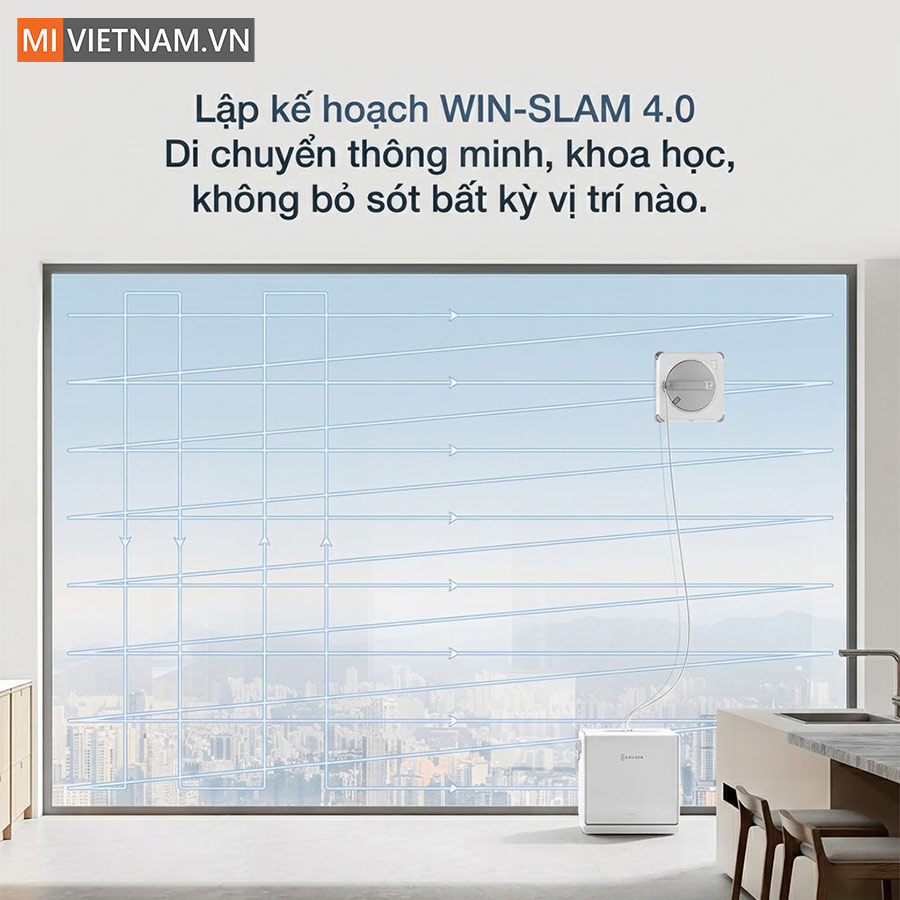 Robot lau kính Ecovacs W2S Omni