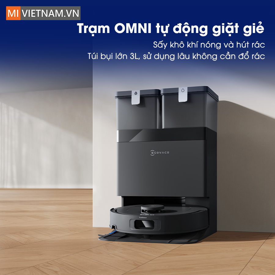 Robot hút bụi lau nhà Ecovacs Deebot T30C Prime Omni