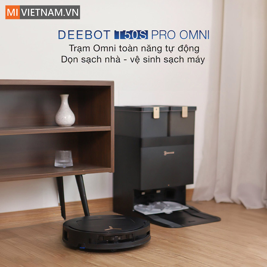 Robot hút bụi lau nhà Ecovacs Deebot T50S Pro Omni - Bản Quốc Tế 13 mivietnam ecovacs deebot t50s pro omni 006