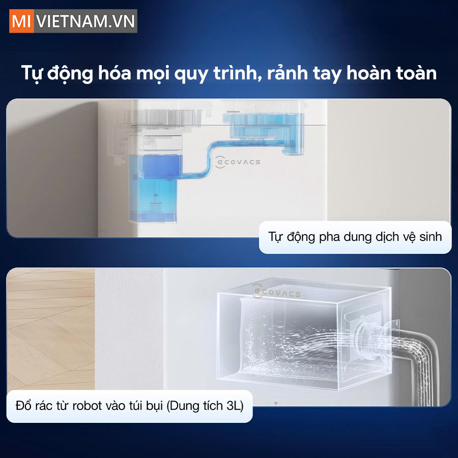 Robot hút bụi lau nhà Ecovacs Deebot T50S Pro Omni - Bản Quốc Tế 15 Ecovacs Deebot T50S Pro Omni