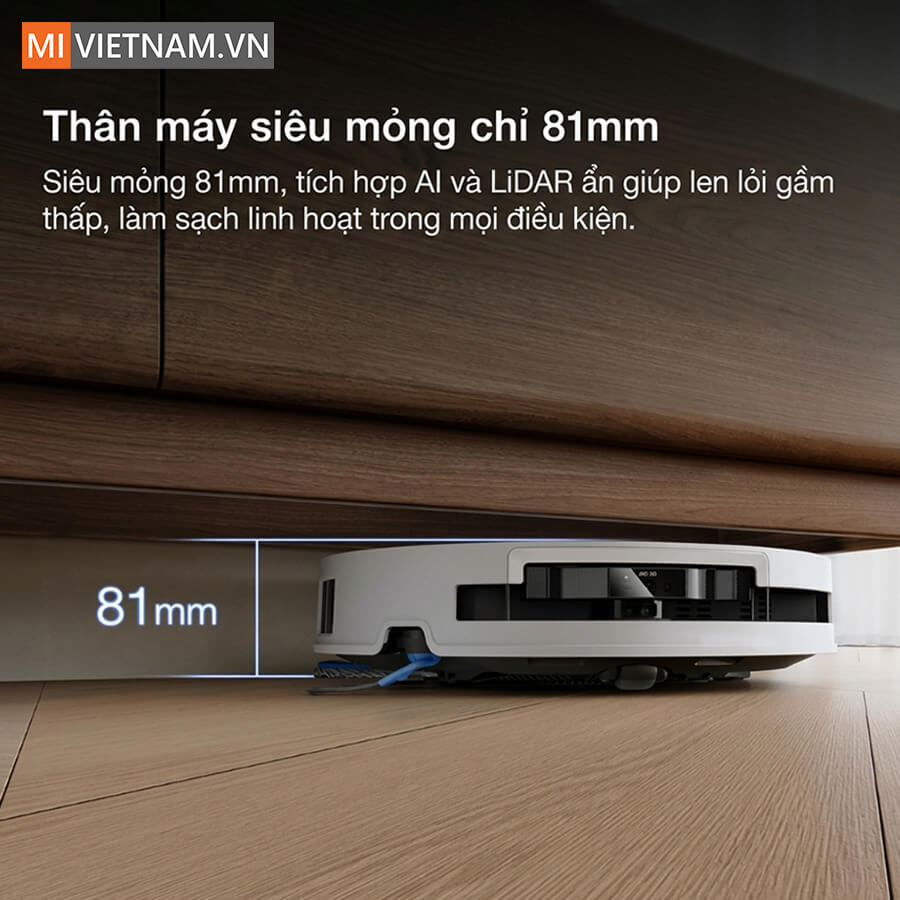 Robot hút bụi lau nhà Ecovacs Deebot T50S Pro Omni