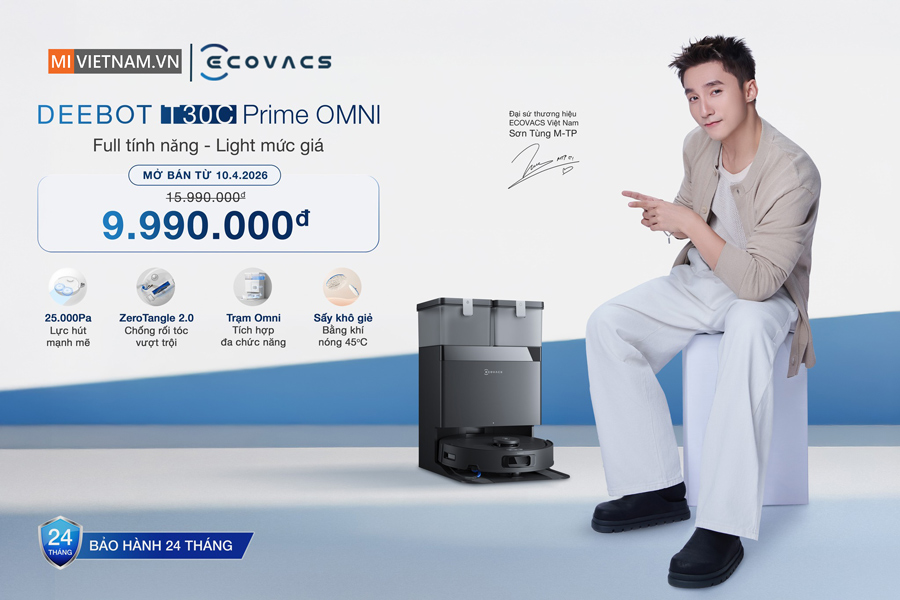 Robot hút bụi lau nhà Ecovacs Deebot T30C Prime Omni - Bản Quốc Tế 2 Ecovacs T30c Prime